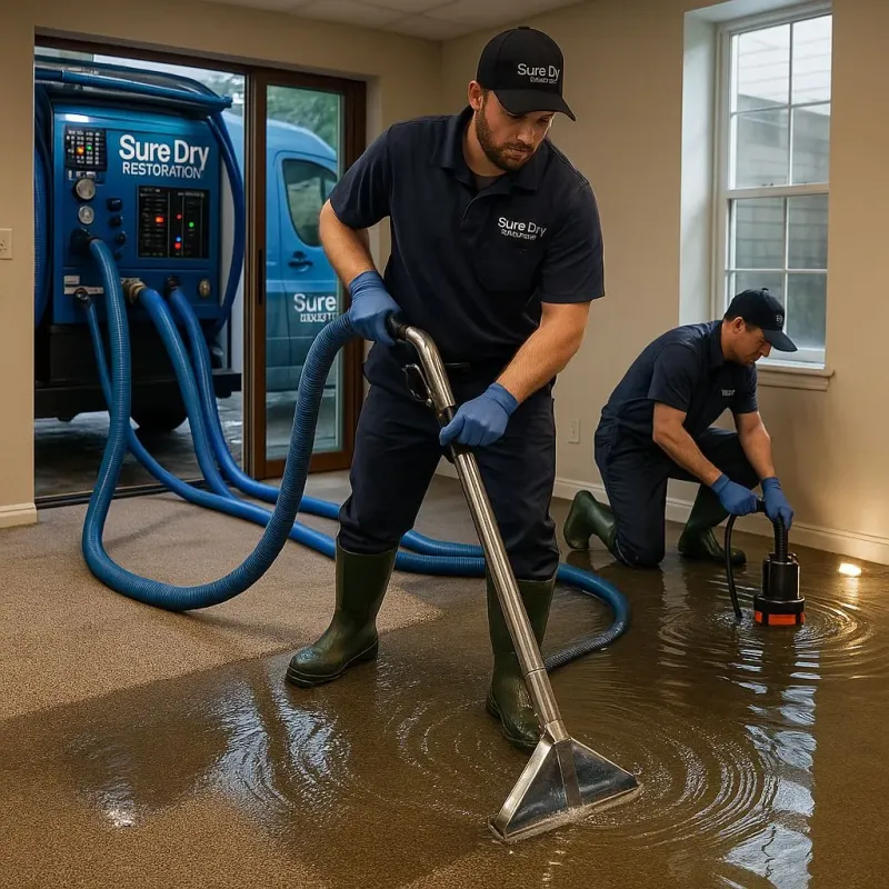 Water Extraction and Removal process in Green Lake County, WI